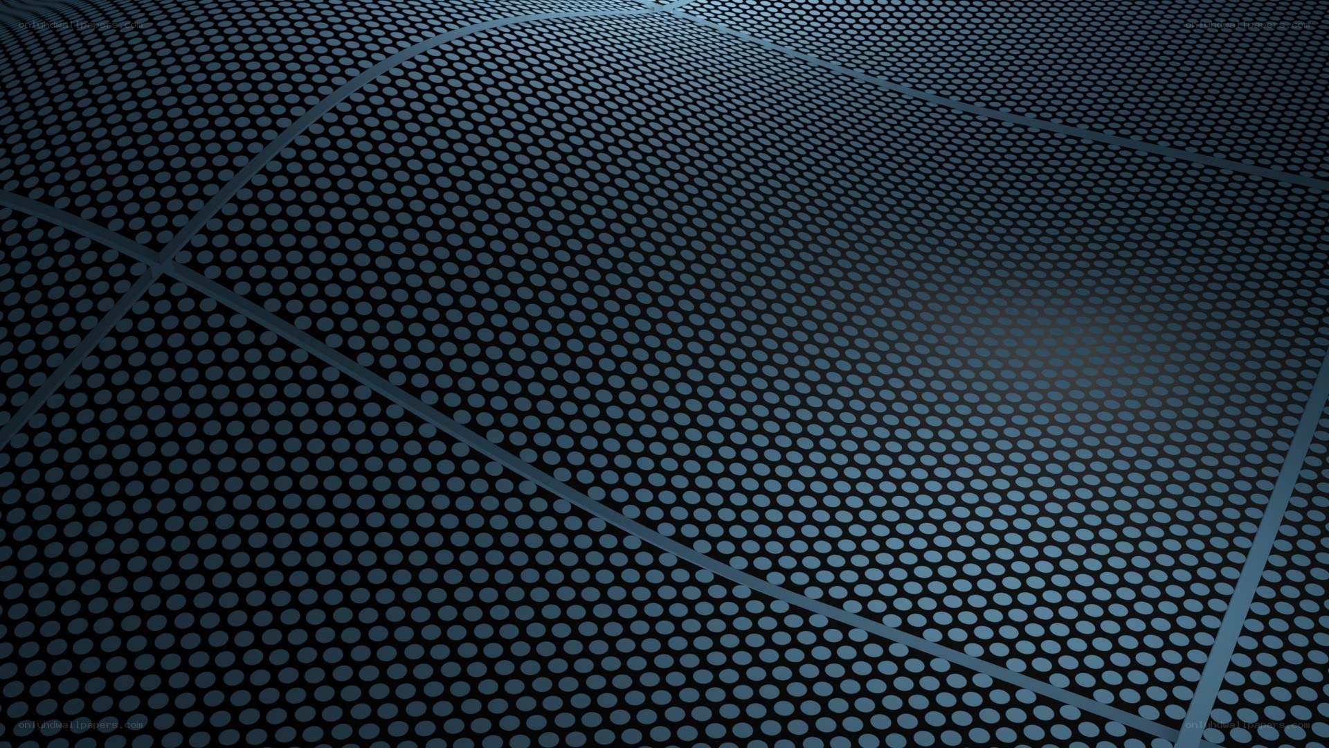 dark blue perforated mesh