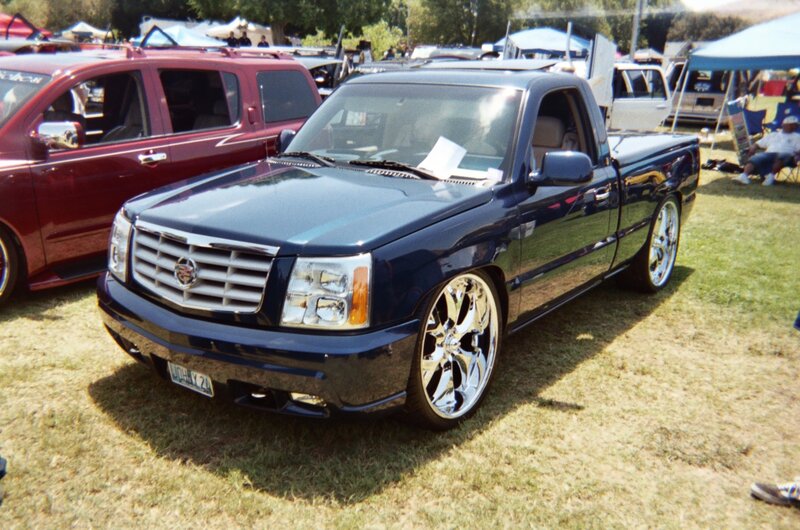Dark Blue Pickup Truck — Outdoor