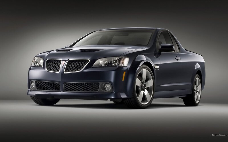 dark blue pontiac g8 pickup