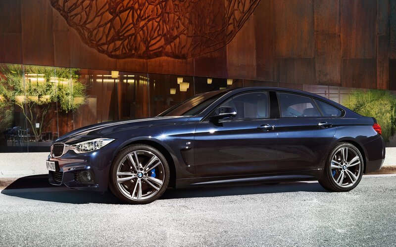 Dark Blue Sedan Car — Dramatic, Afternoon