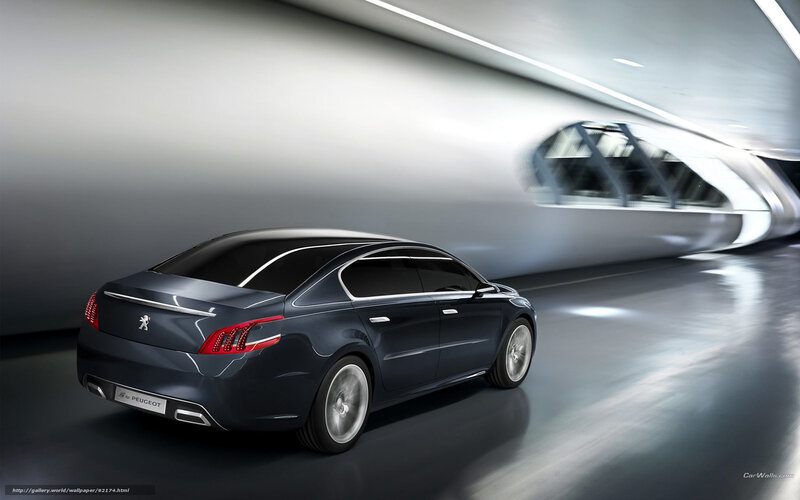 Dark Blue Sedan Car — Gray, Modern