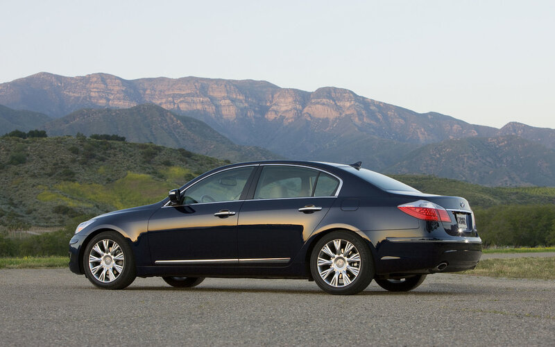 Dark Blue Sedan Car — Serene