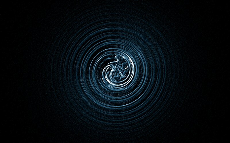 dark blue spiral vortex