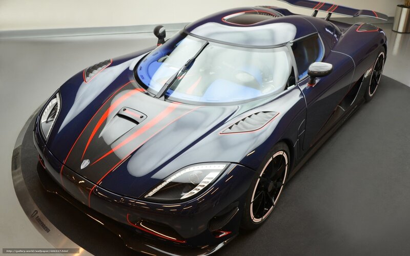 dark blue sports car