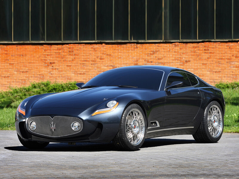 Dark Blue Sports Car — Calm, Afternoon