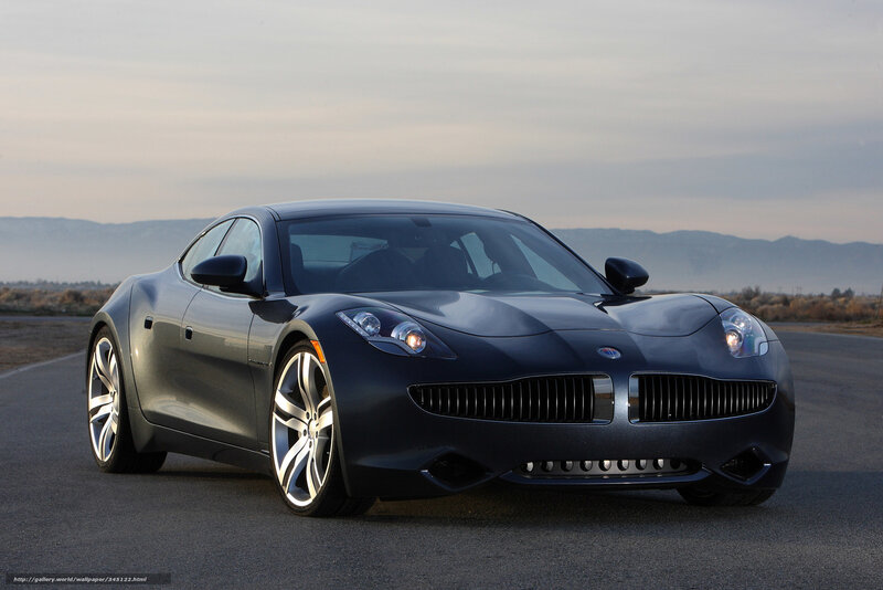 Dark Blue Sports Car — Gray, Serene