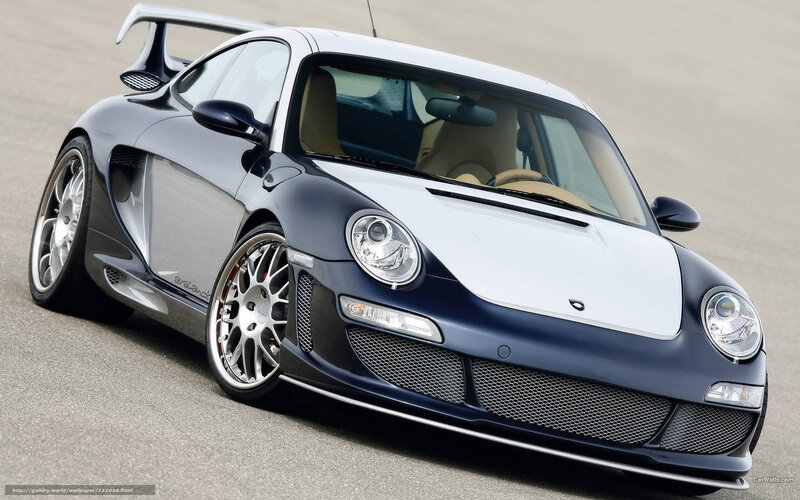 dark blue sports car on track