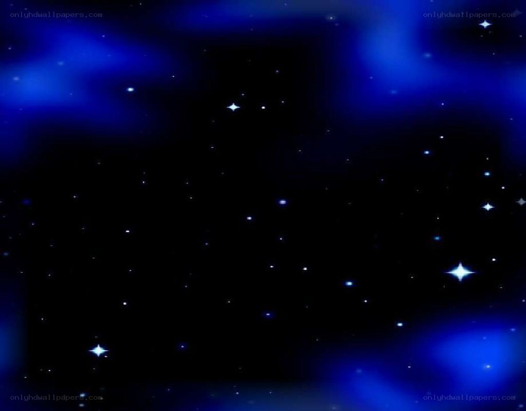 dark blue starry night sky