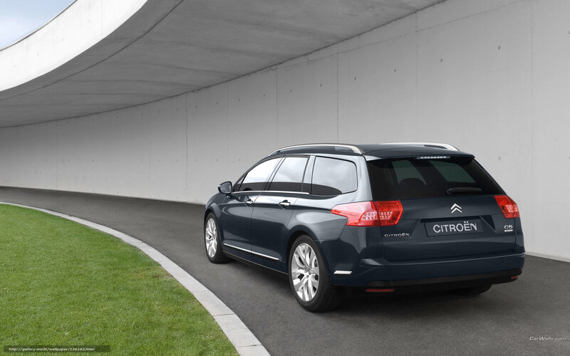 Dark Blue Station Wagon — Modern