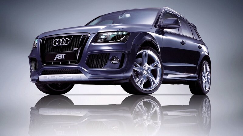 Dark Blue SUV — Dramatic