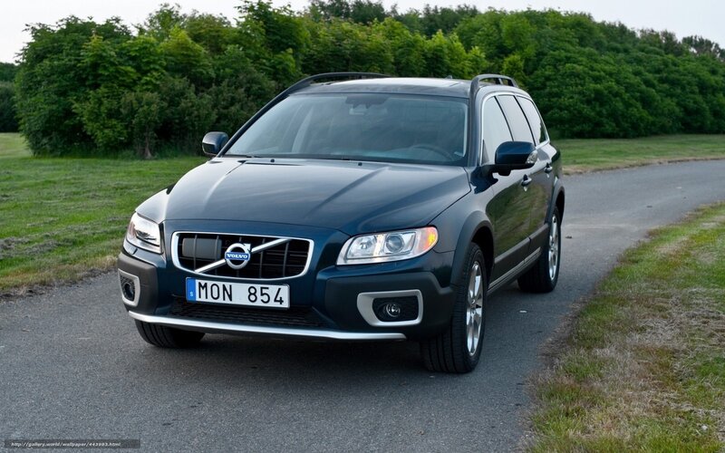 Dark Blue Volvo Xc70