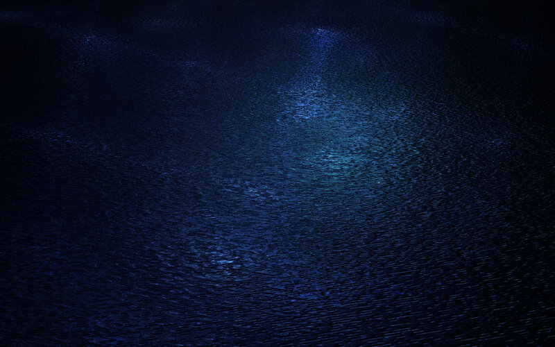 dark blue water surface