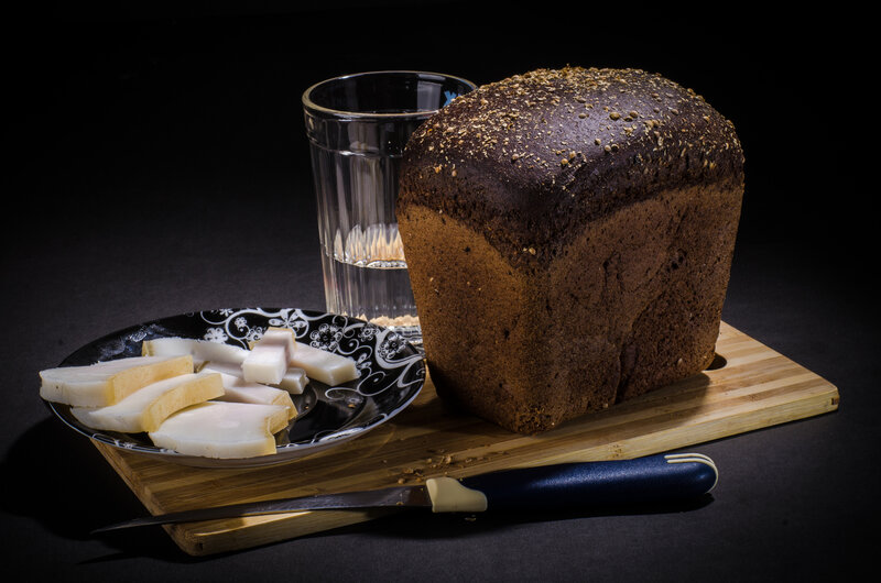 Dark Bread and Cheese
