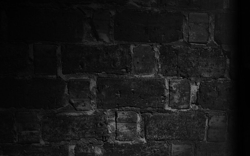 Dark Brick Wall — Black, Dramatic