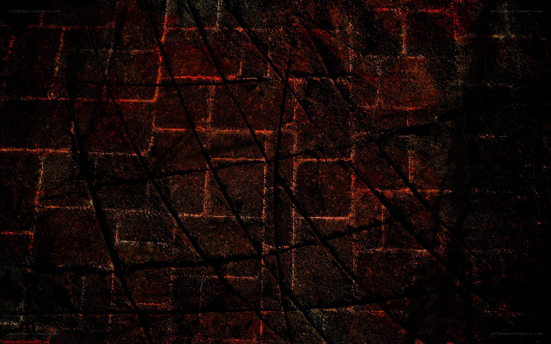 dark brick wall texture