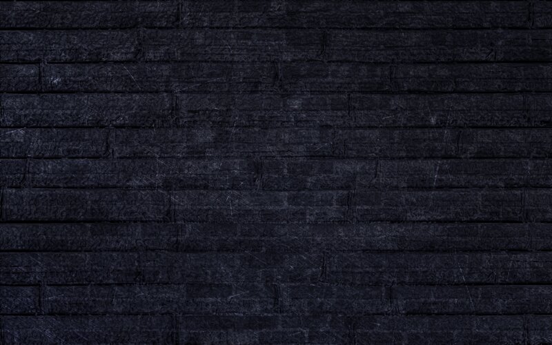 Dark Brick Wall Texture — Black