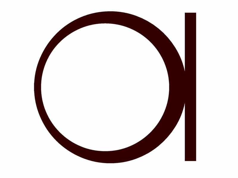dark brown letter o and l