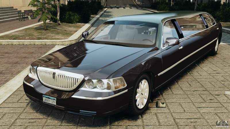 Dark Brown Limousine