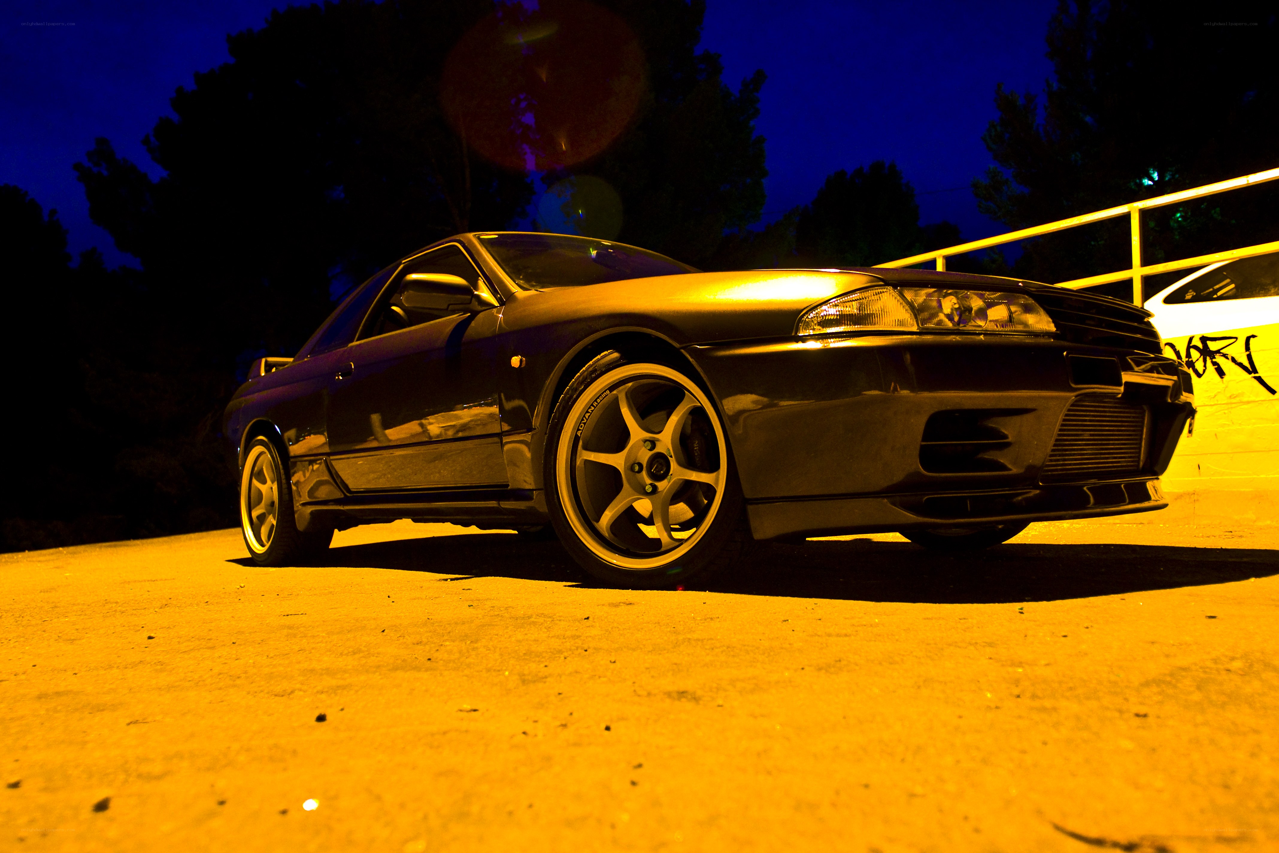 dark car at night
