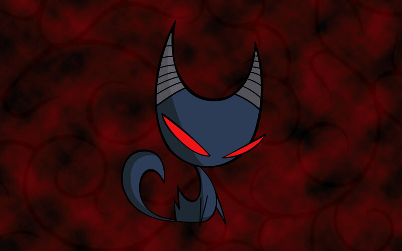 dark cartoon demon character