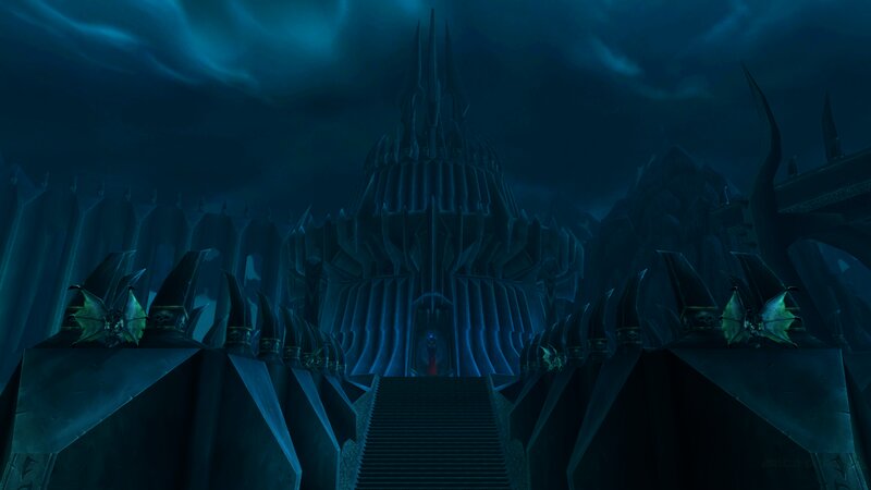 Dark Castle in Night