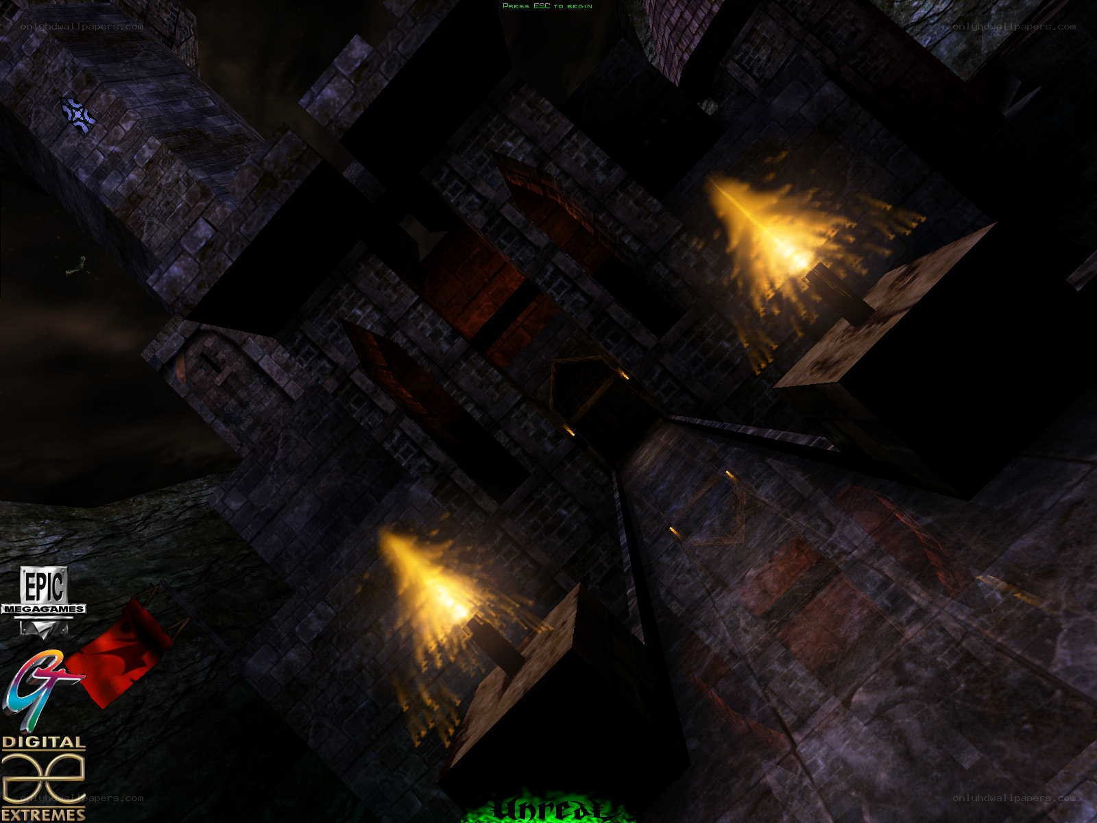 dark castle interior scene