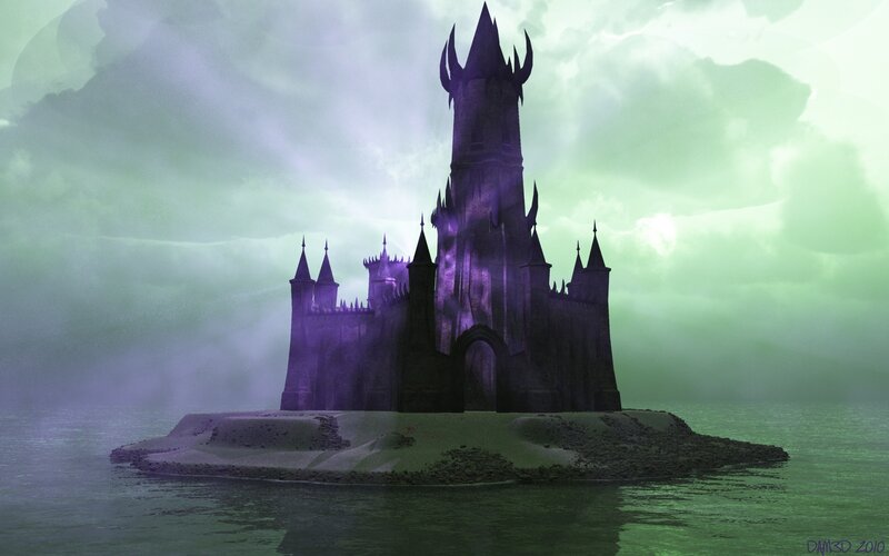 Dark Castle on Island