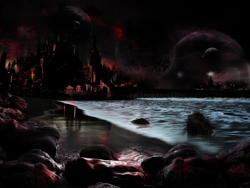 Dark Castle on Shore