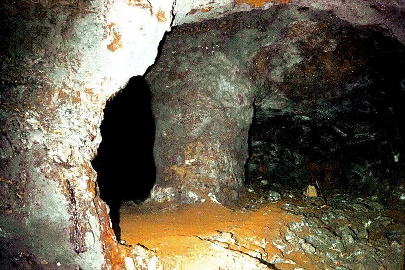 Dark Cave Entrance — Brown