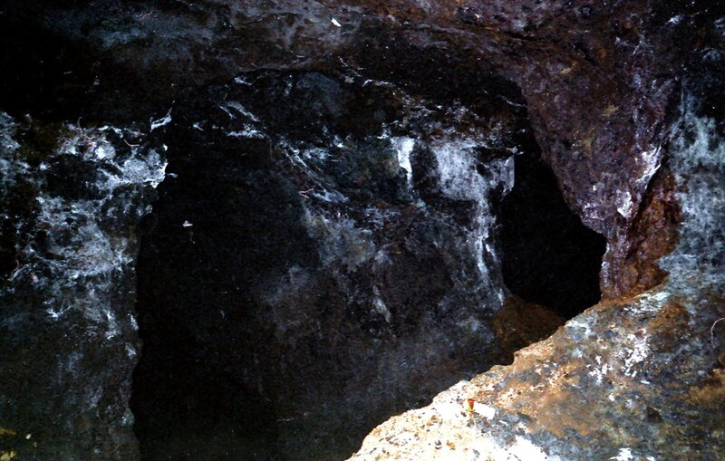 Dark Cave Interior — Black