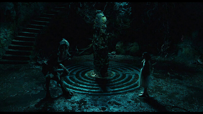 dark cave ritual scene