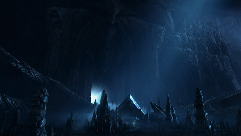 Dark Cavern Interior