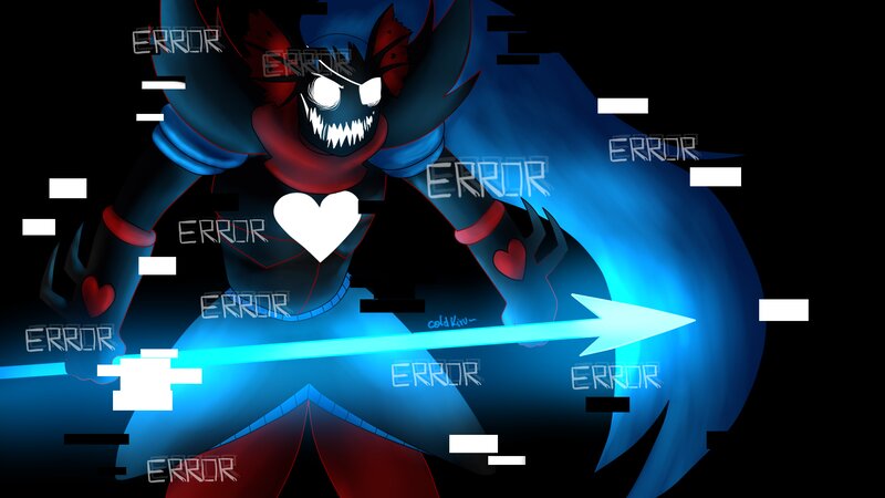 Dark Character with Heart