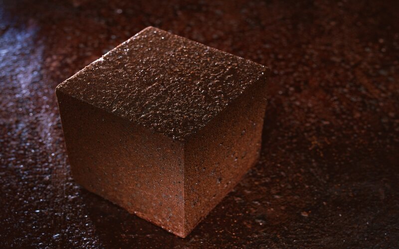 dark chocolate cube