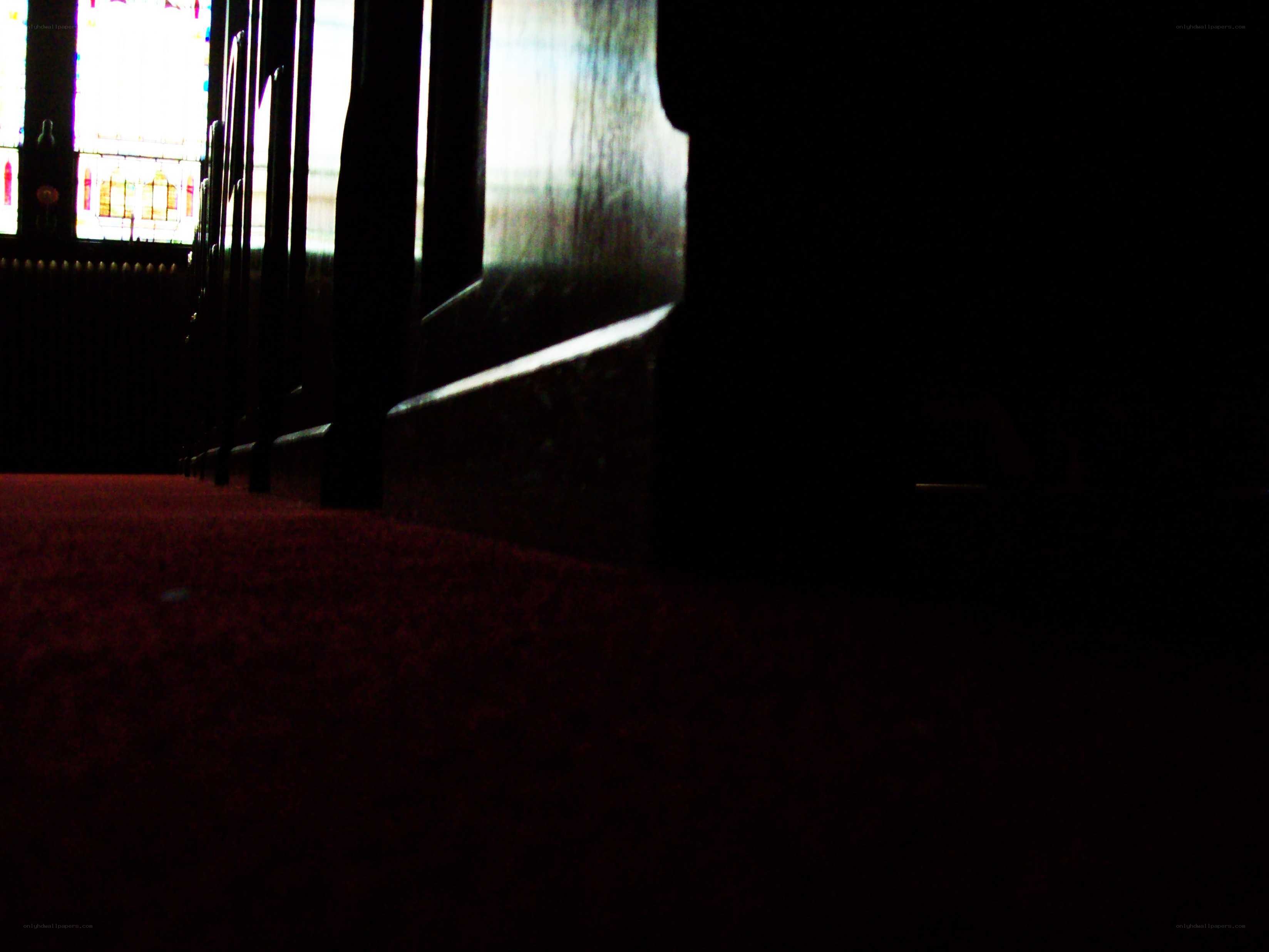 dark church interior
