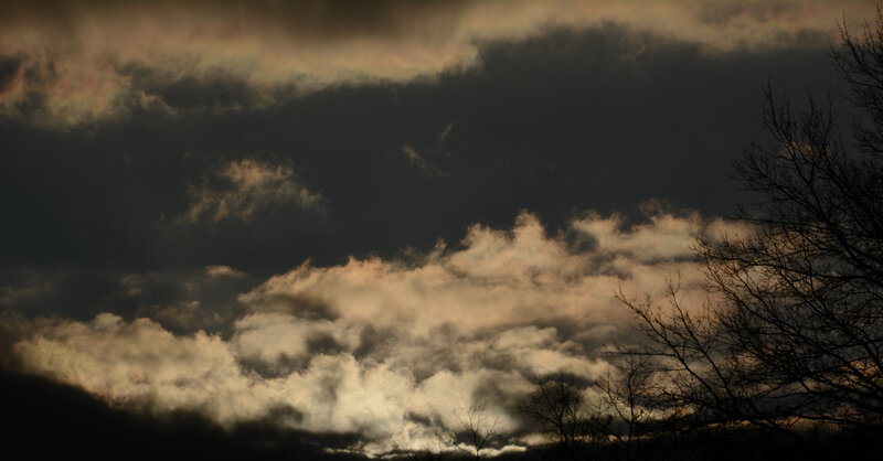 Dark Clouds at Dusk — Gray