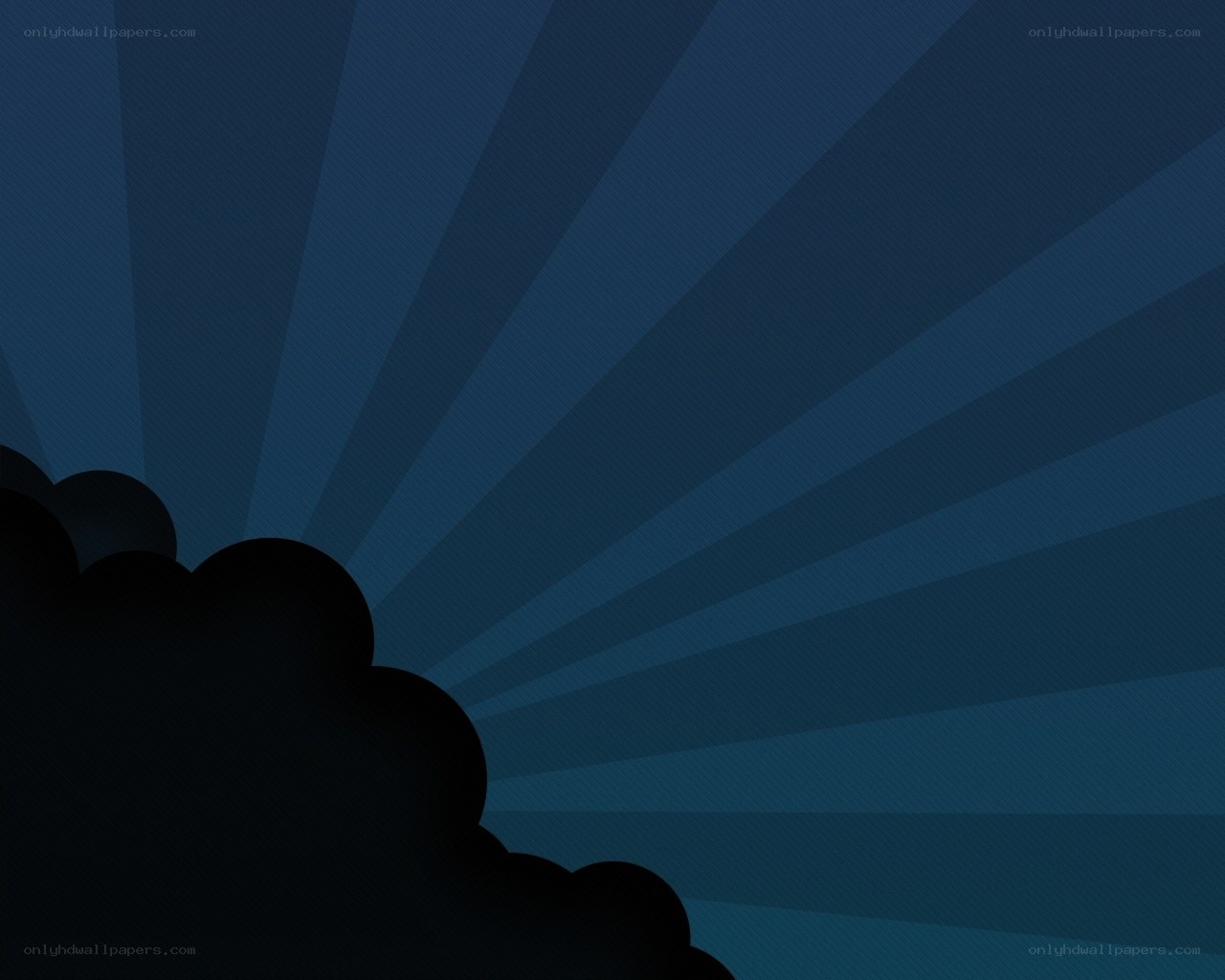 dark clouds at night