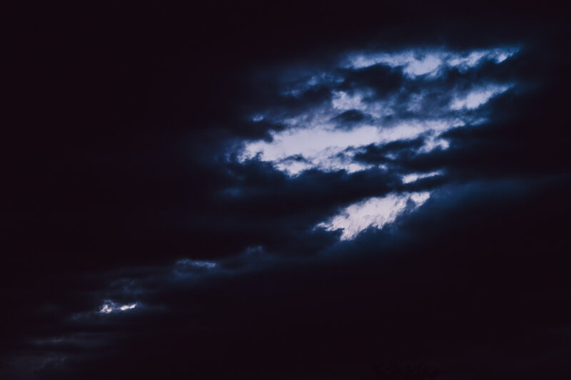 dark clouds at night