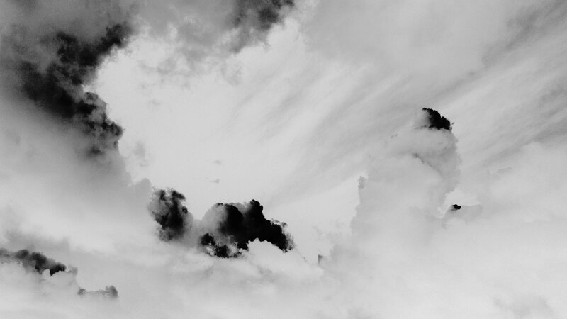 Dark Clouds in Sky — Black