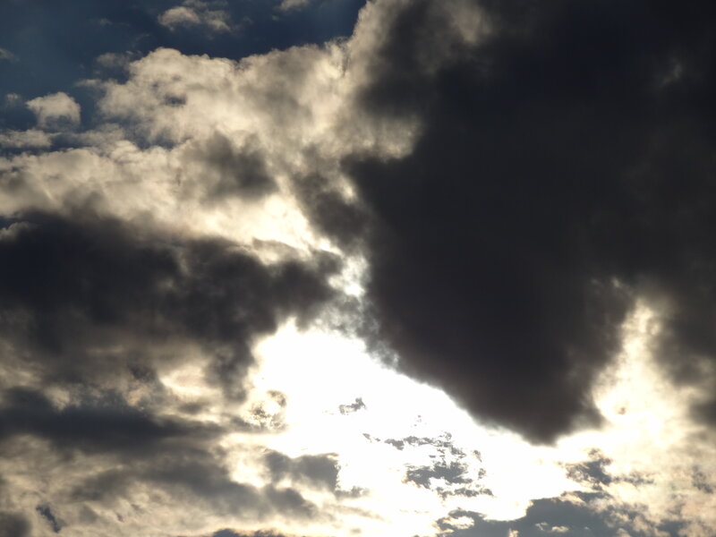 Dark Clouds in Sky — Gray