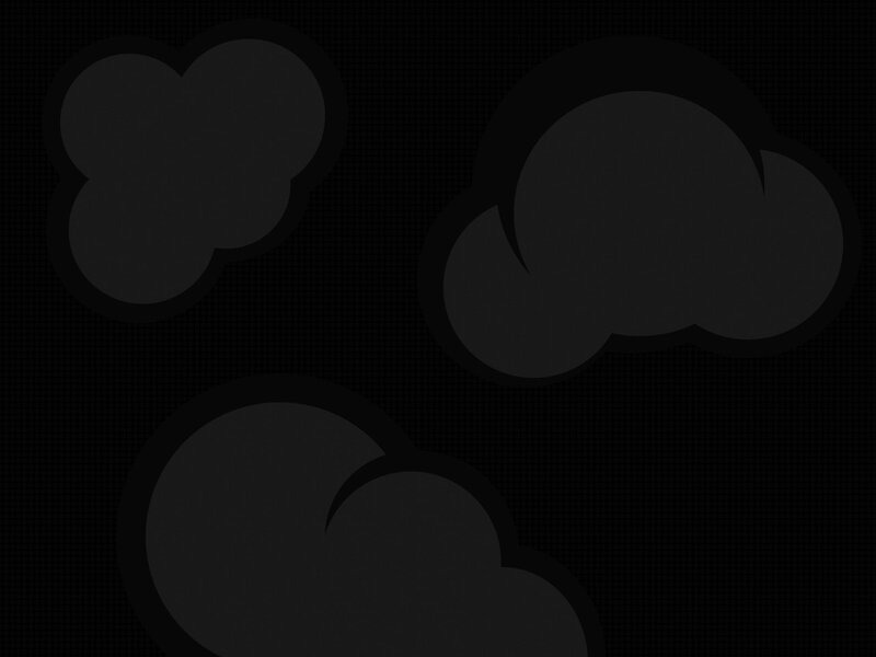 dark clouds on grid background
