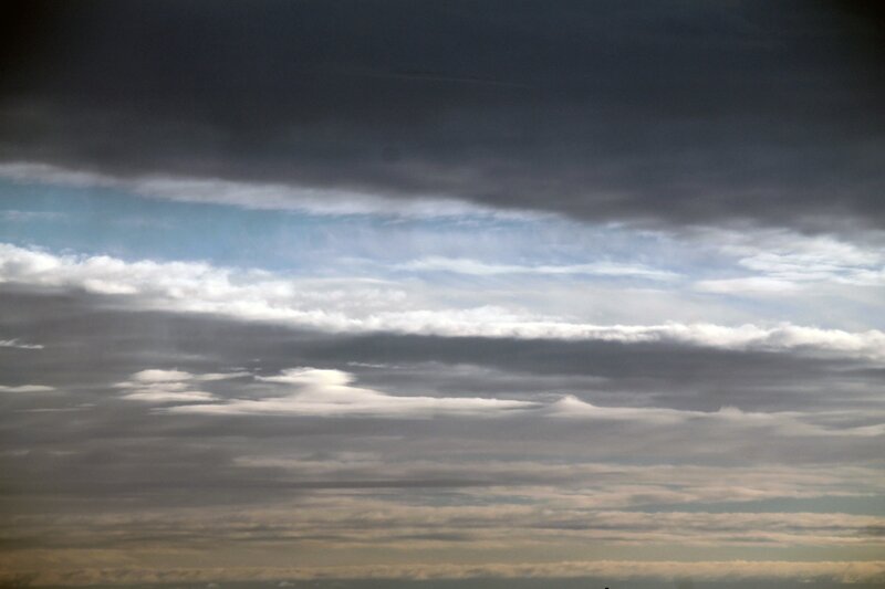 dark clouds over sky