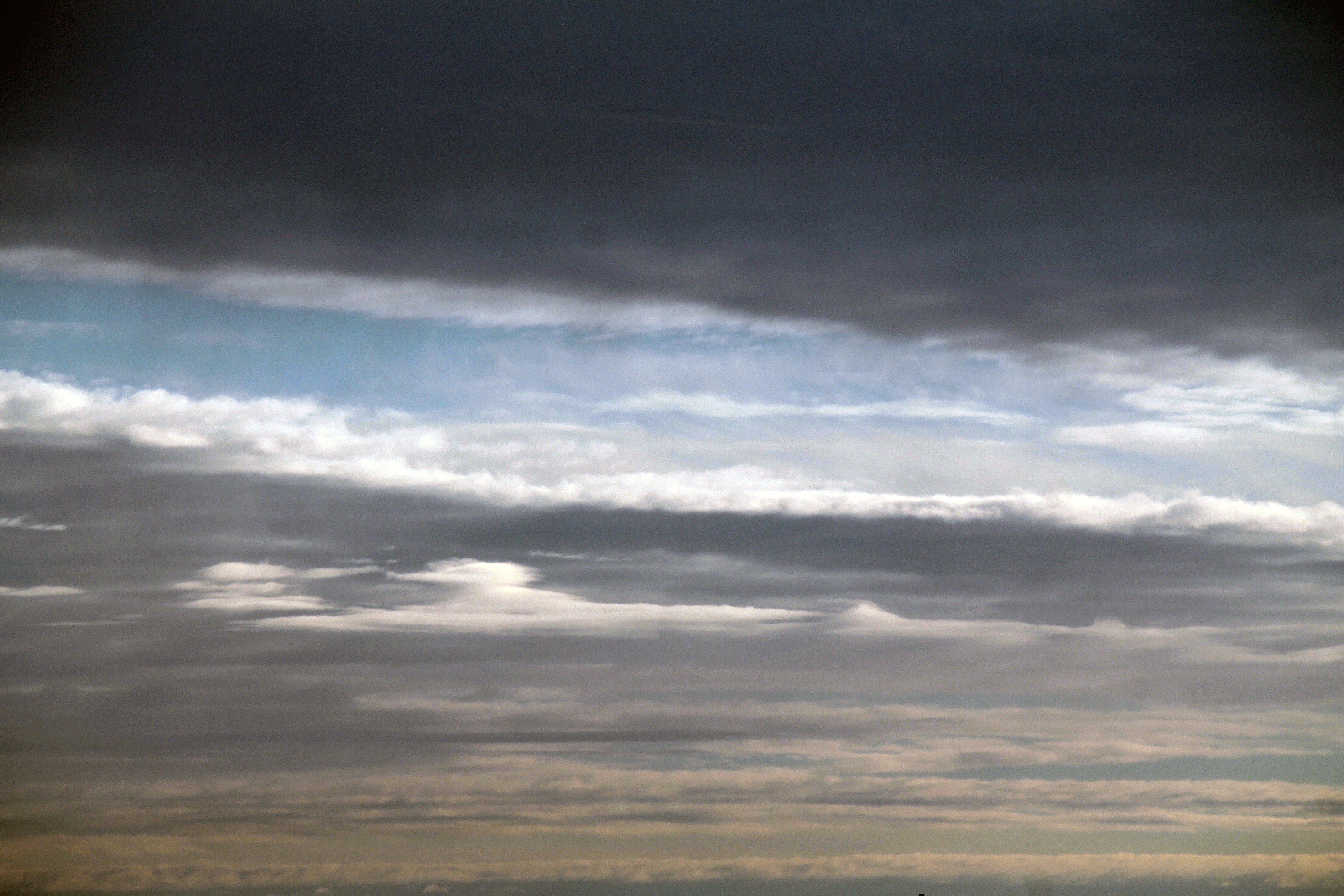 dark clouds over sky