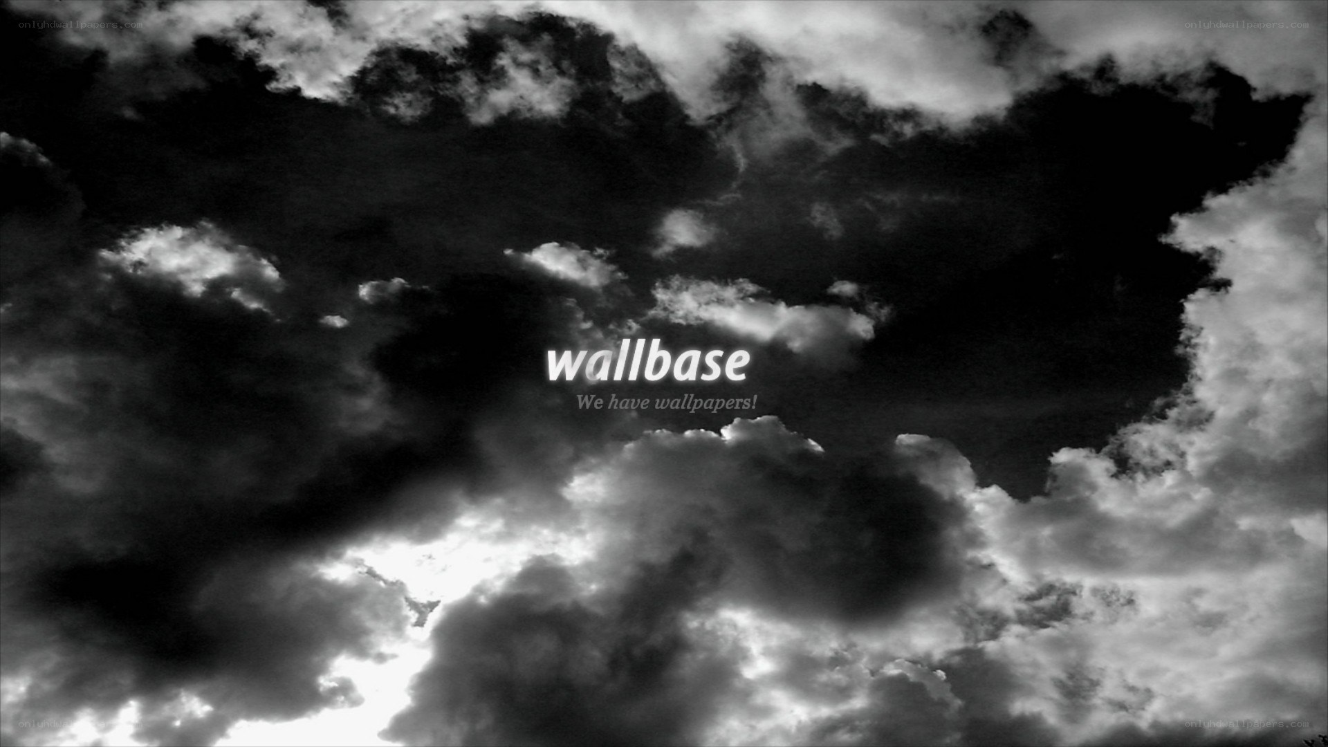 dark clouds with watermark