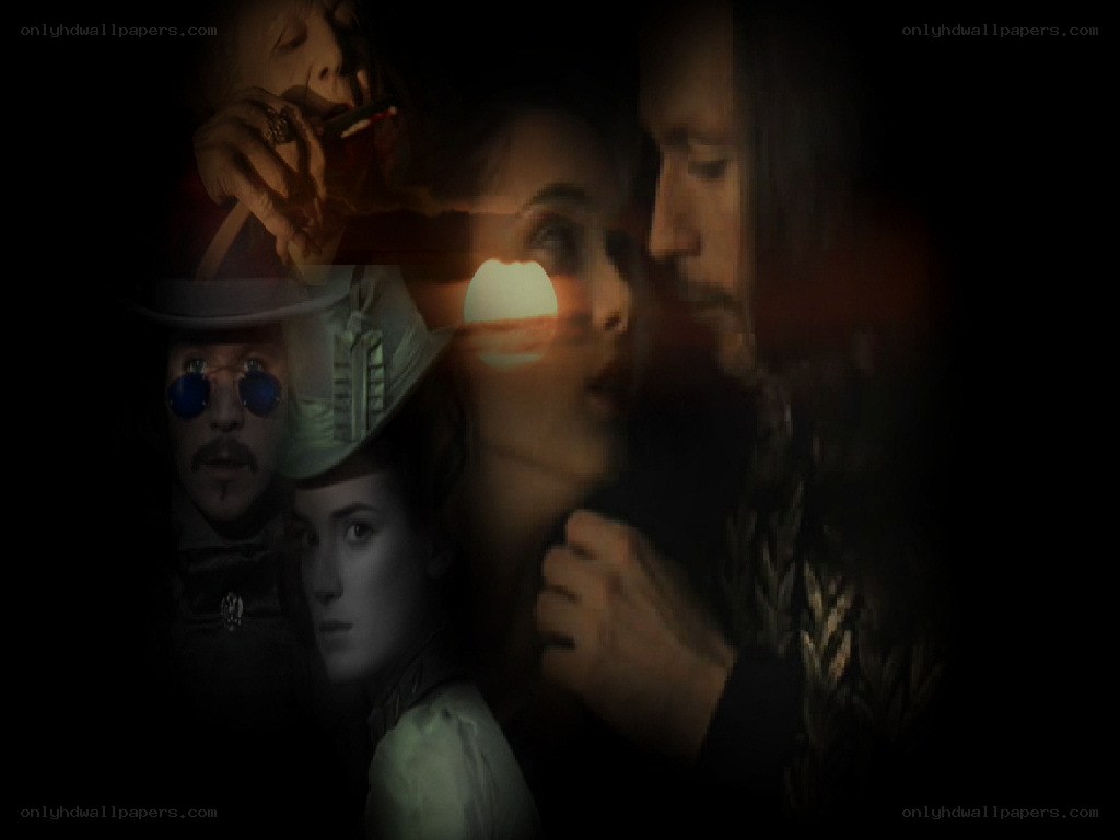 dark collage of characters