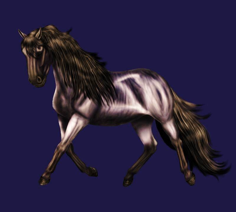 Dark-colored Horse