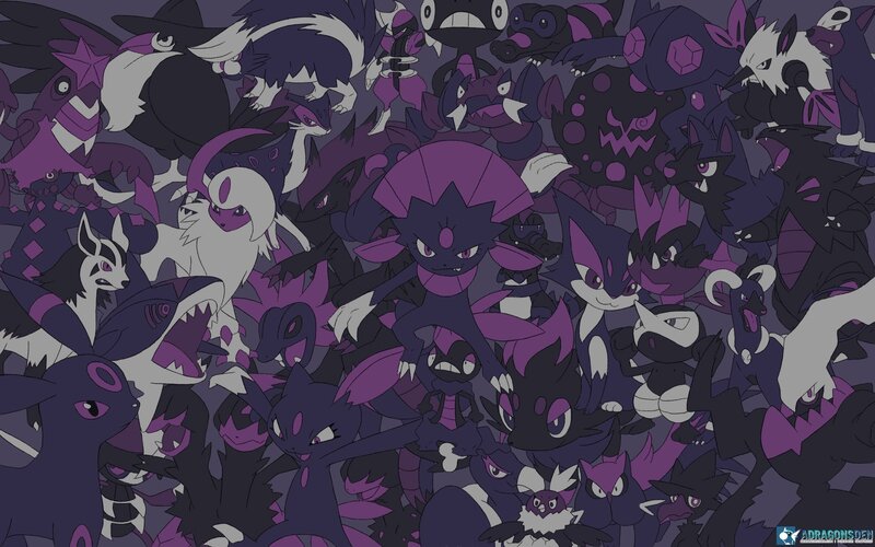 Dark-colored Pokémon