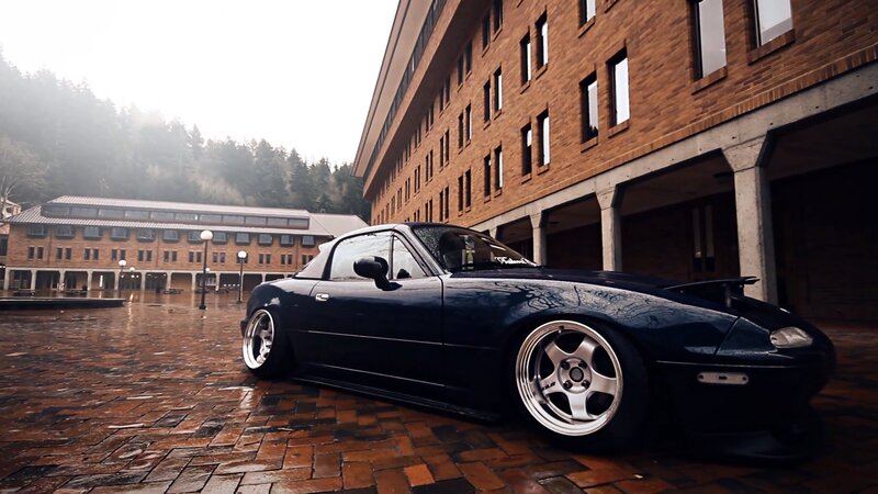 Dark Convertible Car