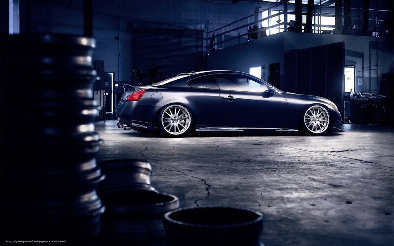 Dark Coupe Car