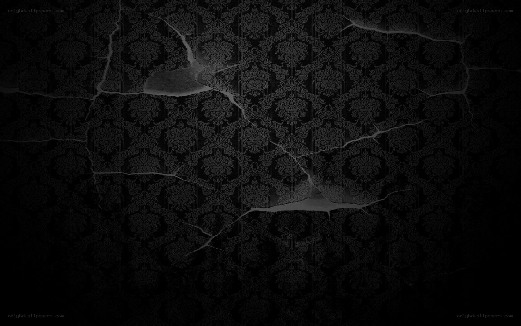 dark cracked wallpaper pattern